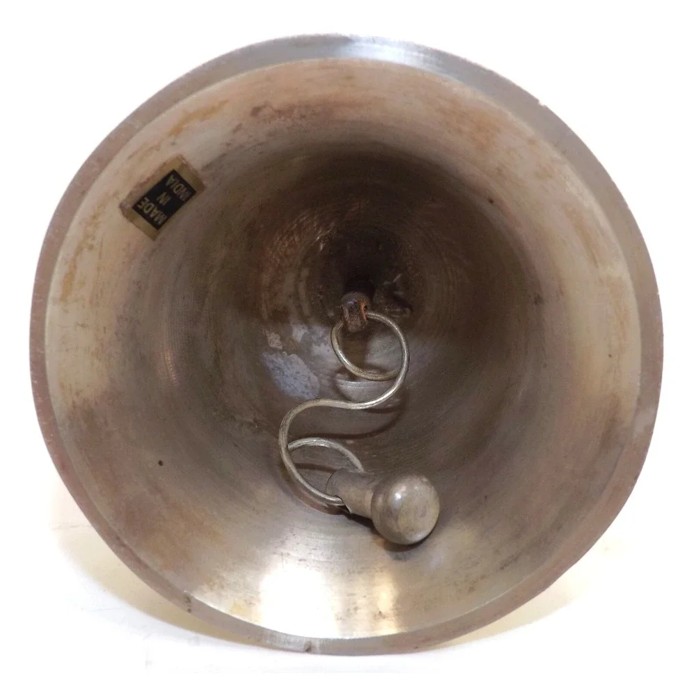 Brass Handbell - Vintage bell from India - listen in video